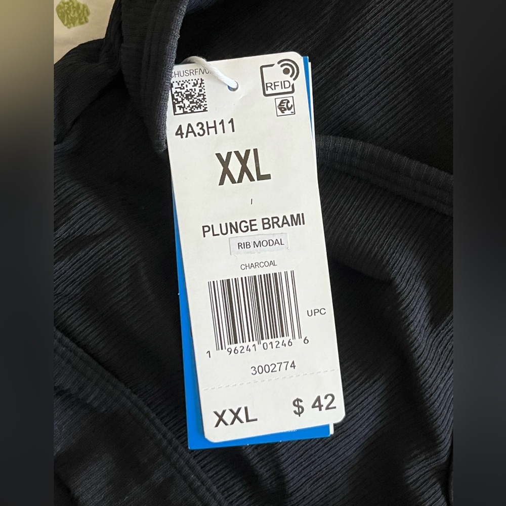 NWT Adidas Black Plunge Brami Size XXL - Picture 8 of 10